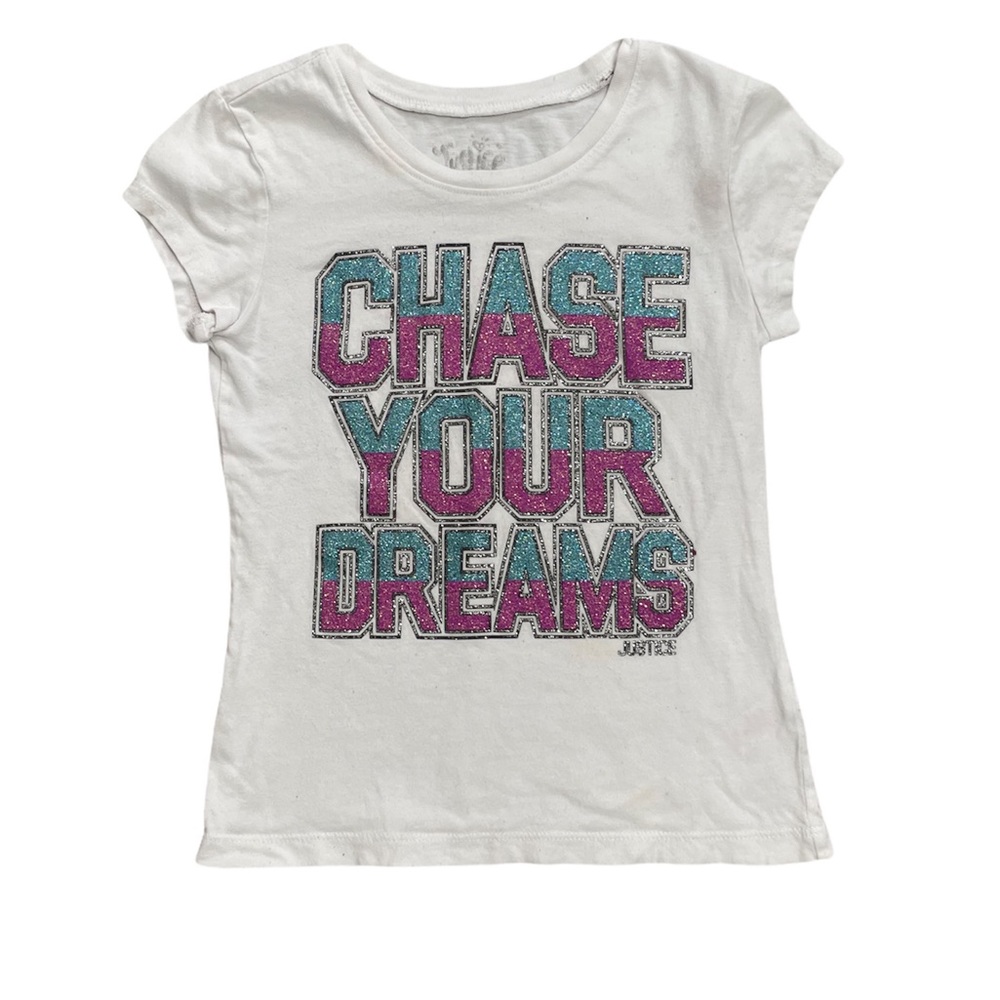 Justice Girls Size 6 Short Sleeve Shirt